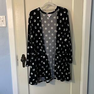 LulaRoe Shirley open cardigan L